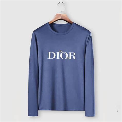 dior long sleeve t shirt mens|Dior long sleeve shirt men.